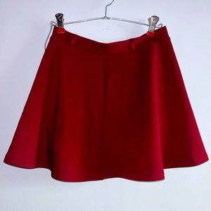 Forever 21 Red Mini Skirt